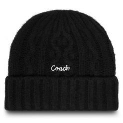 Czapka Coach. Czarne czapki zimowe damskie Coach. Za 259.99 zł.