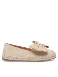 DeeZee Espadryle KL601-69 Beżowy. Brązowe espadryle damskie DeeZee, bez wzorów, z materiału, bez obcasa. Za 99.99 zł.