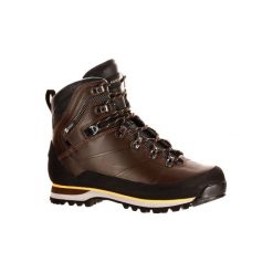 Buty trekkingowe wysokie TREK 900 męskie. Brązowe buty trekkingowe męskie FORCLAZ, z kauczuku, bez zapięcia, trekkingowe. Za 599.99 zł.