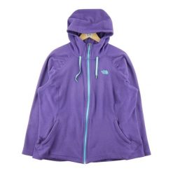 Second life - Kurtka polarowa TNF dla kobiet - Stan bardzo dobry. Fioletowe kurtki damskie The North Face, bez wzorów, z polaru, bez kaptura. Za 149.06 zł.