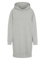 Polo Sylt Sukienka dresowa w kolorze szarym rozmiar: XS. Szare sukienki damskie Polo Sylt, na co dzień, xs, bez wzorów, z dresówki, bez kołnierzyka, bez ramiączek, midi, proste. Za 61.17 zł.