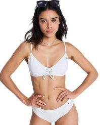 Stanik bikini typu bralette dla Kobiety ROXY ISLAND Biały. Białe bikini damskie Roxy, bez wzorów. Za 189.99 zł.