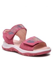 Lasocki Kids Sandały CI12-FLOWER-01 Różowy. Czerwone sandały dziewczęce Lasocki Kids, ze skóry, bez zapięcia. Za 149.99 zł.