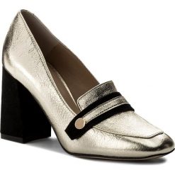 Półbuty EVA MINGE - Teguise 3D18SF1372466ES 711. Żółte półbuty damskie Eva Minge, bez wzorów, ze skóry, eleganckie, bez obcasa, na obcasie. W wyprzedaży za 269.00 zł.
