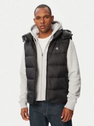 Calvin Klein Jeans Kamizelka LV04RG514G Czarny Regular Fit. Czarne kamizelki męskie Calvin Klein Jeans, l, z jeansu. Za 799.99 zł.