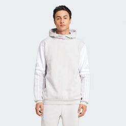 Bluza z kapturem Squadra 25 Sweat. Białe bluzy z kapturem męskie Adidas, xs, z materiału. Za 239.00 zł.