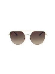 Guess Damskie okulary przeciwsłoneczne w kolorze złoto-brązowym rozmiar: 61. Brązowe okulary przeciwsłoneczne damskie Guess. Za 175.67 zł.