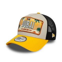 Czapka z daszkiem New Era Licence Plate Los Angeles Trucker. Czapki męskie New Era, na zimę, bez wzorów. Za 129.99 zł.