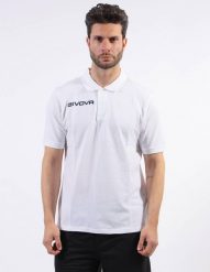 Koszulka polo Givova Polo Cotone Piquet Summer White 2XL. Białe t-shirty sportowe męskie Givova, na lato, m, z bawełny, bez ramiączek, do jazdy konnej. Za 153.99 zł.