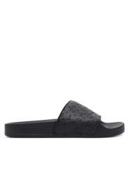 Karl Kani Klapki Pool Slide Prm PD00006204 Czarny. Czarne klapki damskie Karl Kani, bez wzorów, z tworzywa sztucznego, bez obcasa. Za 129.99 zł.