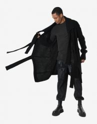 La Haine Inside Us Kardigan "Unisex" | LM281 | Mężczyzna | Czarny. Czarne kardigany męskie La Haine Inside Us, m, bez wzorów, z materiału, bez kołnierzyka. W wyprzedaży za 849.00 zł.
