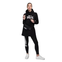 Bluza damska z kapturem Lonsdale Pitlessie. Białe bluzy z kapturem damskie Lonsdale, xs, z dresówki. Za 279.00 zł.