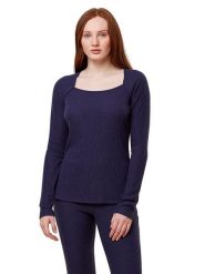 Triumph Koszulka w kolorze granatowym rozmiar: 42. Niebieskie bluzki damskie Triumph, bez wzorów, bez kołnierzyka, bez ramiączek. Za 83.03 zł.