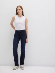 MAVI Dżinsy "Kendra" - Regular fit - w kolorze granatowym rozmiar: W30/L28. Niebieskie jeansy damskie MAVI, z podwyższonym stanem. Za 144.95 zł.