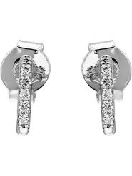 Vittoria Jewels Złote kolczyki-wkrętki z diamentami rozmiar: onesize. Szare kolczyki damskie Vittoria Jewels, z diamentem, złote. Za 830.67 zł.