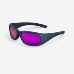 Okulary przeciwsłoneczne turystyczne - MH T100 - dla dzieci 6-10 lat - kat. 3. Szare okulary przeciwsłoneczne dziecięce Decathlon. Za 39.99 zł.
