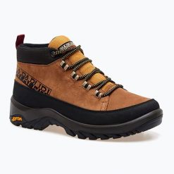 Buty turystyczne męskie Napapijri. Żółte buty trekkingowe męskie Napapijri, bez zapięcia, trekkingowe. Za 369.99 zł.