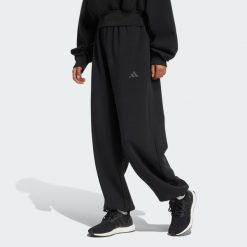 Spodnie Soft Lux Loose. Czarne spodnie dresowe damskie Adidas, l, na fitness i siłownię. Za 329.00 zł.