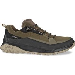 Buty trekkingowe Ecco ULT-TRN. Czarne buty trekkingowe męskie ECCO, z materiału, bez zapięcia, trekkingowe. W wyprzedaży za 613.00 zł.