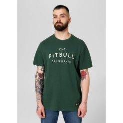 Koszulka bawełniana sportowa t-shirt dla dorosłych Garment Washed USA Cal. Białe t-shirty sportowe męskie PITBULL, m, z bawełny, bez ramiączek. Za 79.99 zł.