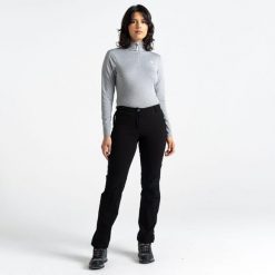 Damskie spodnie trekkingowe Melodic II Stretch. Czarne spodnie dresowe damskie Dare 2b, na lato, bez wzorów, z nylonu. Za 249.99 zł.