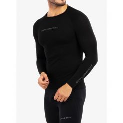 Bluza termoaktywna męska Brubeck 3D Run PRO LS Shirt. Czarne bluzy bez kaptura męskie Brubeck, m. Za 142.99 zł.