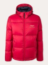 Hackett London Kurtka zimowa w kolorze czerwonym rozmiar: L. Czerwone kurtki męskie Hackett London, na zimę, l, bez wzorów, bez kaptura. Za 790.67 zł.