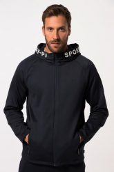 Męska Treningowa bluza rozpinana FLEXNAMIC® tenis softshell kaptur. Niebieskie kurtki softshell damskie JAY-PI, l, bez wzorów, z elastanu, z kapturem. Za 279.99 zł.