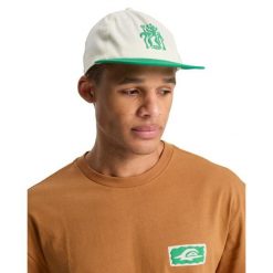 Czapka Snapback dla Mężczyzn QS FRASSNASSA Biały. Białe czapki męskie Quiksilver, bez wzorów, z bawełny. Za 139.99 zł.
