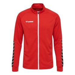 Kurtka Hummel Zip hmlAUTHENTIC Poly. Czerwone kurtki treningowe męskie HUMMEL, m, bez wzorów, z dzianiny, na fitness i siłownię. Za 107.00 zł.