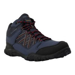 Męskie Buty Trekkingowe Edgepoint Mid. Czarne buty trekkingowe męskie Regatta, bez zapięcia, trekkingowe. Za 213.99 zł.