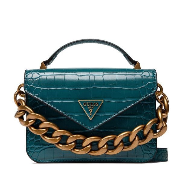 Torebka Guess. Niebieskie torebki klasyczne damskie Guess, z aplikacjami, bez dodatków. Za 459.99 zł.