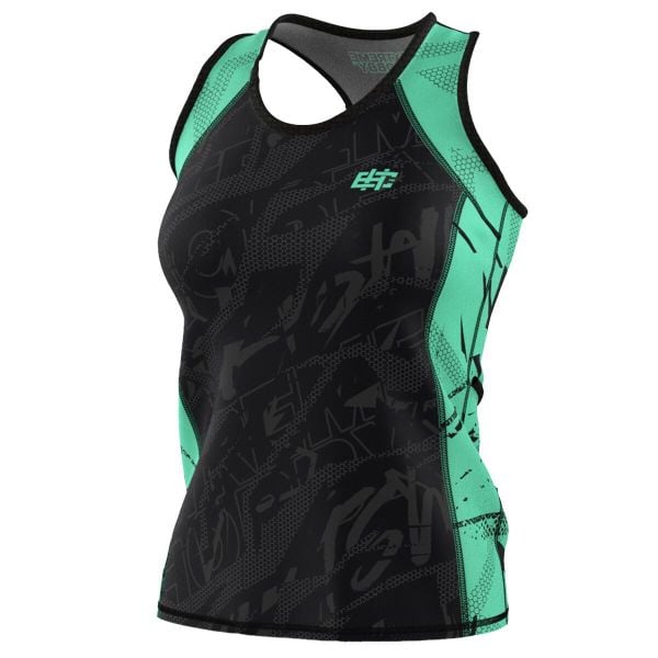 Koszulka sportowa damska bez rękawów Tank top EXTREME HOBBY NEO. Zielone bluzki sportowe damskie EXTREME HOBBY, s, bez wzorów, z elastanu, bez kołnierzyka. Za 149.00 zł.