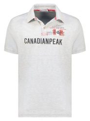 Canadian Peak Koszulka polo "Kasoneak" w kolorze szarym rozmiar: L. Szare koszulki polo męskie Canadian Peak, l, bez wzorów, z bawełny, bez ramiączek. Za 86.99 zł.