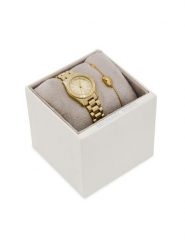 Michael Kors Zestaw zegarek i bransoletka Lexington Set MK4992SET Złoty. Żółte bransoletki damskie Michael Kors, ze stali. Za 1,479.00 zł.