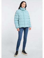ELBSAND Kurtka zimowa "Varna" w kolorze błękitnym rozmiar: S. Niebieskie kurtki damskie ELBSAND, na zimę, s, bez wzorów, z puchu, bez kaptura. Za 347.99 zł.