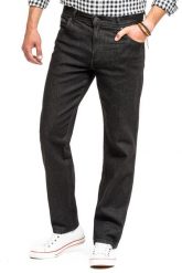 WRANGLER TEXAS MĘSKIE SPODNIE JEANSOWE JEANSY BLACK STROKE W121T490U 112144744. Czarne jeansy męskie Wrangler. Za 239.99 zł.