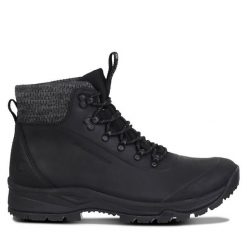 Trapery Luhta. Czarne buty zimowe męskie Luhta, bez zapięcia. Za 419.99 zł.