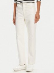 Tommy Jeans Jeansy Layla DW0DW20481 Biały Straight Fit. Białe jeansy damskie Tommy Jeans. Za 299.99 zł.