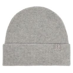 Czapka Calvin Klein. Szare czapki zimowe damskie CALVIN KLEIN. Za 329.99 zł.