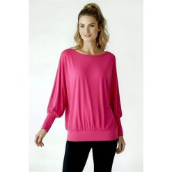 Bluzka damska do tańca i fitness różowa Latina 2skin. Czerwone bluzki damskie 2SkIN, bez kołnierzyka, bez ramiączek. Za 139.00 zł.