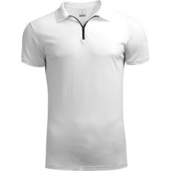 T-shirt męski TSM624 - biały - Outhorn. Białe t-shirty męskie Outhorn, m, bez wzorów, z bawełny, bez kołnierzyka. W wyprzedaży za 34.99 zł.