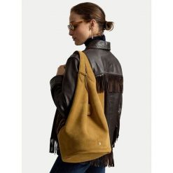 Torebka Polo Ralph Lauren. Brązowe torebki klasyczne damskie Polo Ralph Lauren, bez wzorów, bez dodatków. Za 3,499.00 zł.