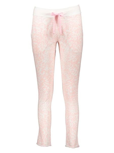 Juvia Spodnie dresowe w kolorze beżowo-białym rozmiar: XS. Białe spodnie dresowe damskie JUVIA, xs, bez wzorów, z dresówki. Za 164.95 zł.
