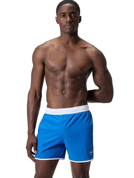 Speedo Szorty kąpielowe "Jetstream" w kolorze niebieskim rozmiar: M. Niebieskie szorty sportowe męskie Speedo, m, z materiału, outdoorowe. Za 174.95 zł.