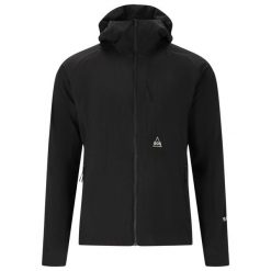 Kurtka wodoodporna SOS Ben Nevis. Czarne kurtki męskie SOS, bez wzorów, sportowe, bez kaptura. W wyprzedaży za 420.50 zł.