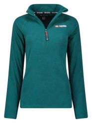 Canadian Peak Bluza polarowa "Tugeak" w kolorze ciemnozielonym rozmiar: S. Zielone bluzy bez kaptura damskie Canadian Peak, s, z materiału. Za 65.99 zł.