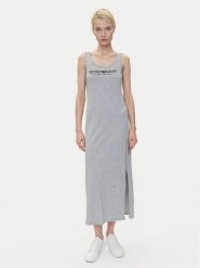 Emporio Armani Underwear Sukienka codzienna EW000494 AF10881 O8002 Szary Regular Fit. Szare sukienki damskie Emporio Armani Underwear, na co dzień, s, bez wzorów, z bawełny, bez kołnierzyka, bez ramiączek, proste. Za 289.99 zł.