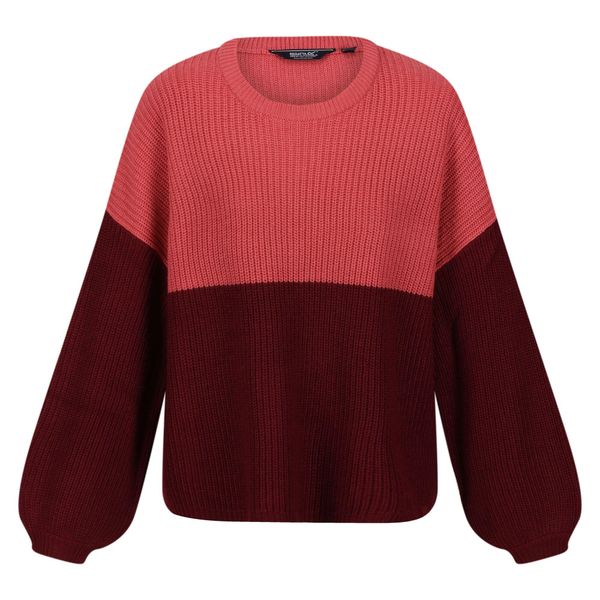 Sweter Damski Dzianinowa Kamaria. Czerwone swetry klasyczne damskie Regatta, xl, z dzianiny, bez kołnierzyka. Za 88.99 zł.
