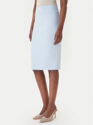 Rinascimento Spódnica ołówkowa CFC0128651003 Błękitny Slim Fit. Niebieskie spódniczki damskie RINASCIMENTO, m, bez wzorów, z syntetyku, ołówkowe. Za 349.99 zł.